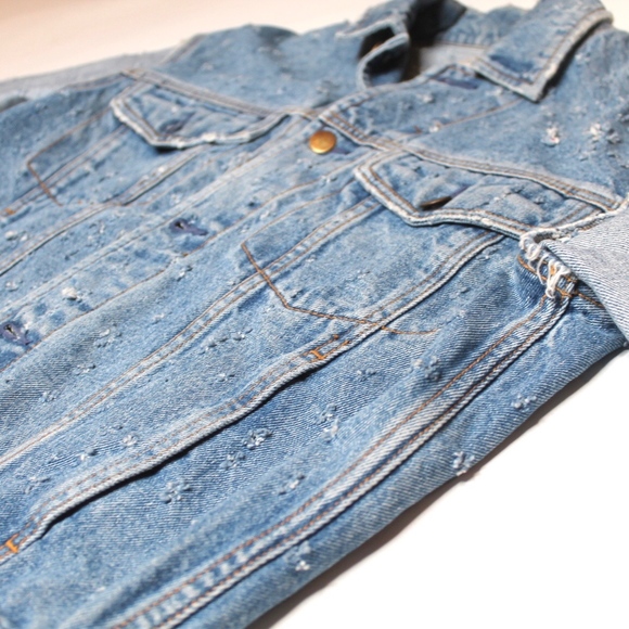 Jackets & Blazers - Mudcloth Denim Jacket